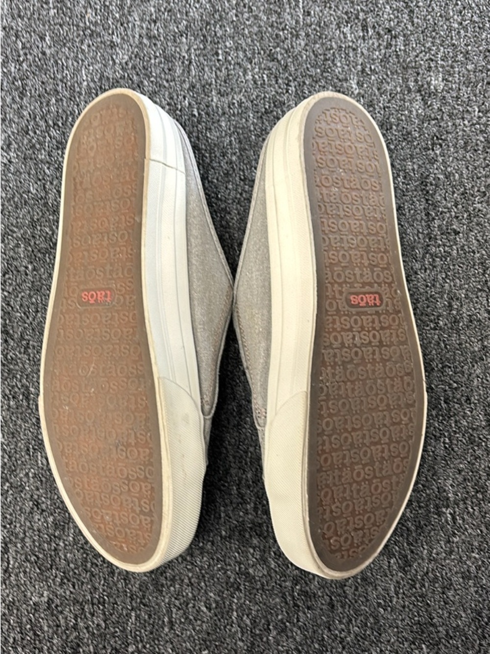 Taos Footwear Gray Slip-On Canvas Sneakers - Picture 7 of 9